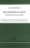 Cover: The Concepts of Value - Springer