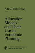 Cover: Allocation Models and their Use in Economic Planning - Kluwer Academic Publishers