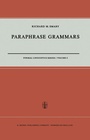 Cover: Paraphrase Grammars - Springer