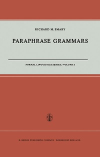 Enlarge image Cover: Paraphrase Grammars - Springer