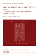 Cover: Highlights of Astronomy - Springer