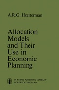 Cover: Allocation Models and their Use in Economic Planning - Springer