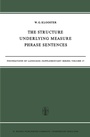 Cover: The Structure Underlying Measure Phrase Sentences - Kluwer Academic Publishers
