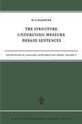 Cover: The Structure Underlying Measure Phrase Sentences - Kluwer Academic Publishers