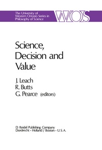Enlarge image Cover: Science, Decision and Value - Springer