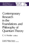 Cover: Contemporary Research in the Foundations and Philosophy of Quantum Theory - Kluwer Academic Publishers
