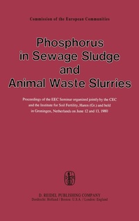 Abbildung von: Phosphorus in Sewage Sludge and Animal Waste Slurries - Kluwer Academic Publishers