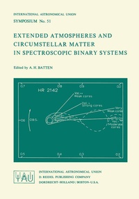 Abbildung von: Extended Atmospheres and Circumstellar Matter in Spectroscopic Binary Systems - Kluwer Academic Publishers