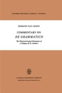 Cover: Commentary on De Grammatico - Kluwer Academic Publishers