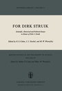 Cover: For Dirk Struik - Kluwer Academic Publishers