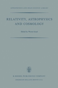 Enlarge image Cover: Relativity, Astrophysics and Cosmology - Springer