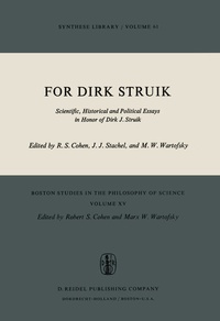 Enlarge image Cover: For Dirk Struik - Kluwer Academic Publishers
