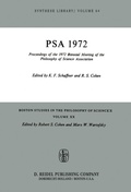 Cover: Proceedings of the 1972 Biennial Meeting of the Philosophy of Science Association - Kluwer Academic Publishers