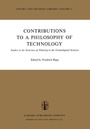 Cover: Contributions to a Philosophy of Technology - Kluwer Academic Publishers