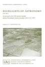 Cover: Highlights of Astronomy - Springer