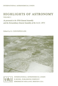 Enlarge image Cover: Highlights of Astronomy - Springer