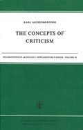 Cover: The Concepts of Criticism - Springer