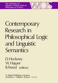 Enlarge image Cover: Contemporary Research in Philosophical Logic and Linguistic Semantics - Kluwer Academic Publishers