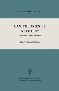 Enlarge image Cover: Can Theories be Refuted? - Kluwer Academic Publishers