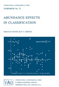 Cover: Abundance Effects in Classification - Kluwer Academic Publishers