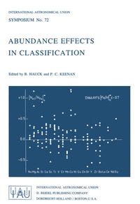 Abbildung von: Abundance Effects in Classification - Kluwer Academic Publishers