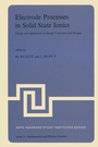 Cover: Electrode Processes in Solid State Ionics - Kluwer Academic Publishers