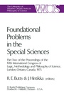 Cover: Foundational Problems in the Special Sciences - Kluwer Academic Publishers