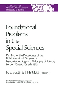 Enlarge image Cover: Foundational Problems in the Special Sciences - Springer