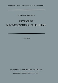 Enlarge image Cover: Physics of Magnetospheric Substorms - Kluwer Academic Publishers