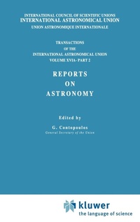 Abbildung von: Transactions of the International Astronomical Union, Volume XVI: Reports on Astronomy, Part II - Kluwer Academic Publishers