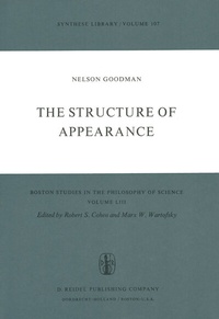 Enlarge image Cover: The Structure of Appearance - Kluwer Academic Publishers