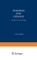 Cover: Position and Change - Springer
