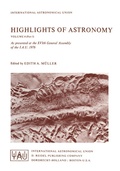 Cover: Highlights of Astronomy - Kluwer Academic Publishers