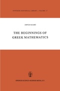 Cover: The Beginnings of Greek Mathematics - Springer