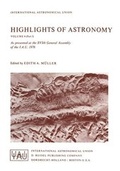 Cover: Highlights of Astronomy - Kluwer Academic Publishers
