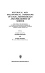 Cover: Historical and Philosophical Dimensions of Logic, Methodology and Philosophy of Science - Springer