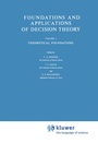 Cover: Foundations and Applications of Decision Theory - Springer