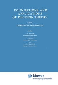 Enlarge image Cover: Foundations and Applications of Decision Theory - Springer