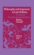 Cover: Philosophy and Argument in Late Vedanta - Springer