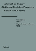 Cover: Transactions of the Eighth Prague Conference - Springer