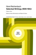 Cover: Hans Reichenbach - Kluwer Academic Publishers