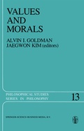 Cover: Values and Morals - Kluwer Academic Publishers