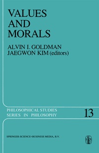 Enlarge image Cover: Values and Morals - Kluwer Academic Publishers
