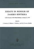 Cover: Essays in Honour of Jaakko Hintikka - Springer