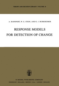 Enlarge image Cover: Response Models for Detection of Change - Kluwer Academic Publishers