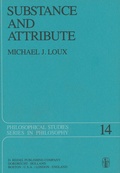 Cover: Substance and Attribute - Kluwer Academic Publishers