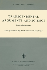 Enlarge image Cover: Transcendental Arguments and Science - Kluwer Academic Publishers
