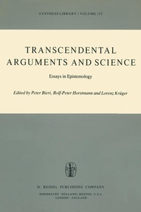 Enlarge image Cover: Transcendental Arguments and Science - Kluwer Academic Publishers