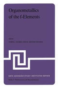 Cover: Organometallics of the f-Elements - Springer