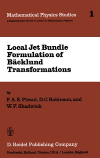 Enlarge image Cover: Local Jet Bundle Formulation of Bäckland Transformations - Kluwer Academic Publishers